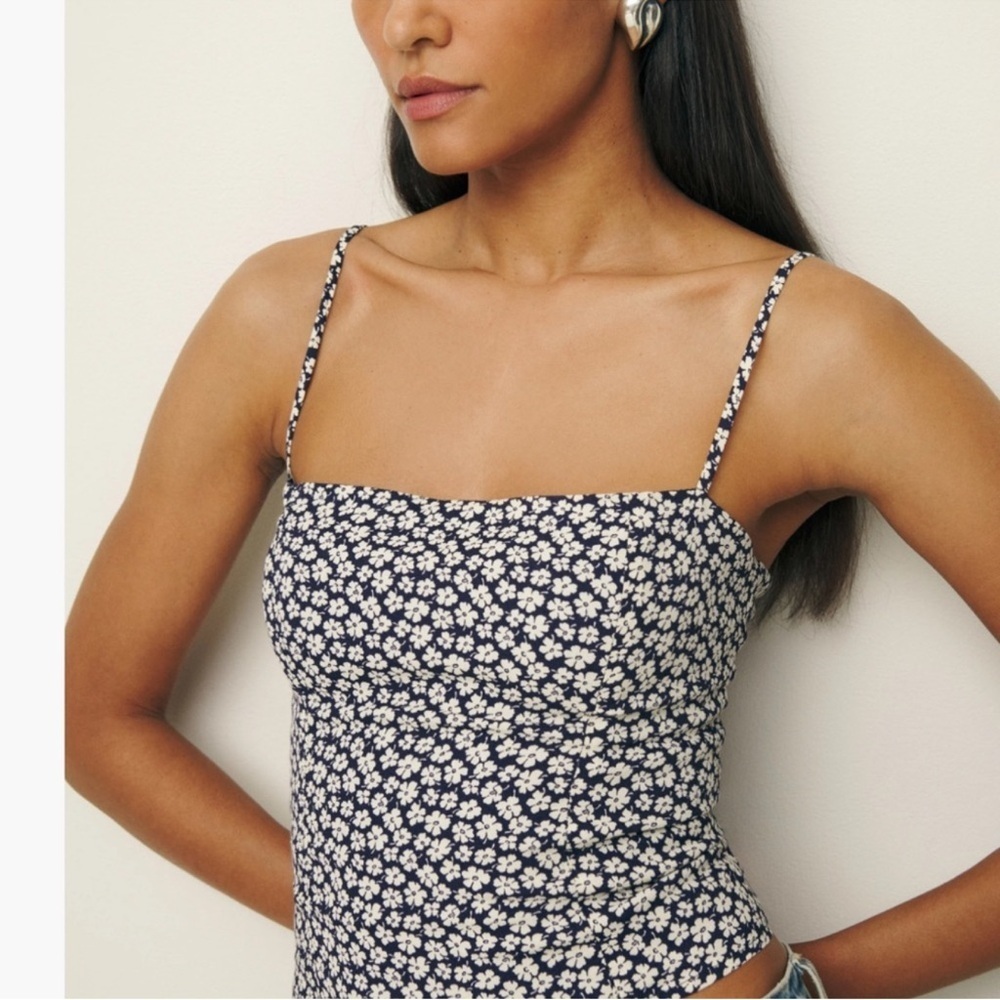 Reformation Overland Tank Top Quinto Floral Size 4
